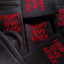 Load image into Gallery viewer, &quot;I DON&#39;T GIVE A FUCK&quot; Socks